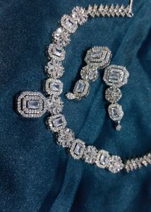 AD stone necklace Set