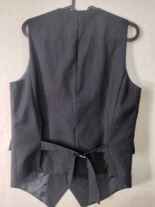 Korean Fit Men's Black Formal Vest