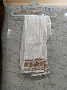 Elegant Embroidered long Anarkali Kurta with Pant