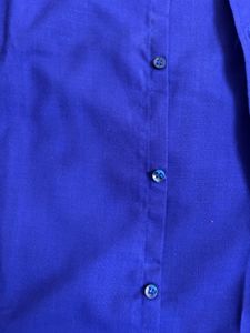 Men's Blue Long Sleeve Shirt