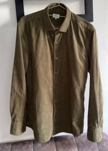 Corduroy Olive Green Premium Shirt