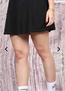 Black Mini Skater Skirt