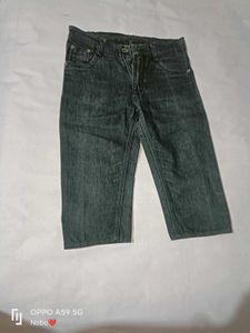 Men's Charcoal Denim Shorts