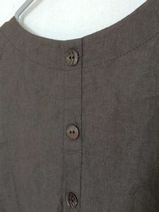 Women's Brown Sleeveless Vest
