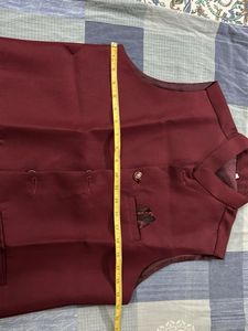 Burgundy Formal Vest