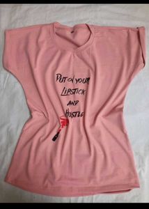 NEW! Cotton Lycra Imported Printed Tshirt