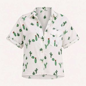 🌵Cactus Print Button Down Shirt🌵