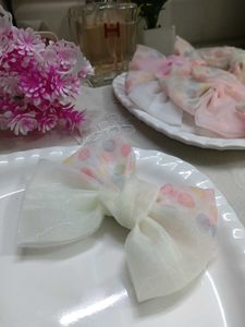 Polka Dot Hair Bow Clips - (Set of 5 piar)