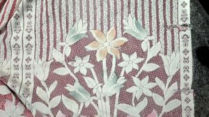 Pretty Pink Floral Sofa Cover &amp; Table Runner Set
