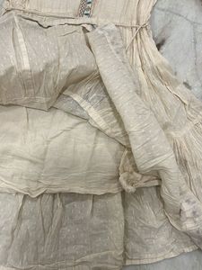 Embroidered Tiered Kurta