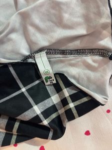 Chic Plaid Cutout Mini Dress co-ord set