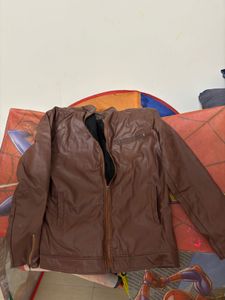 brow normal leather men’s jacket