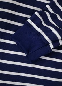Oldmoney/ streetstyle navy blue stripes tshirt
