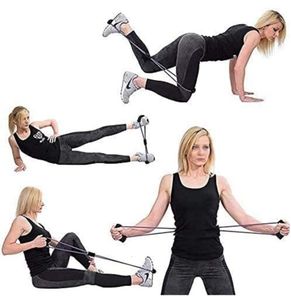 Yoga Tube Band - 6.8kg (15lbs) Figure 8 Shaped
