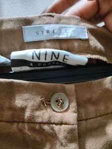 Classic Brown Straight Leg Trousers