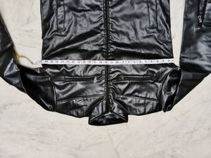 Men's Black Faux Leather Jacket