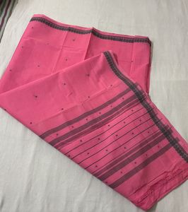 🆕Unused Pink Cotton Saree