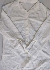 crisp white shirt