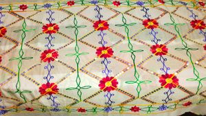 Dupatta With Beautiful Embroidery