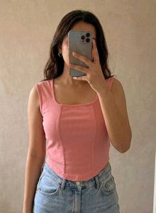 💓Trendy Square Neck Sleeveless Top💓