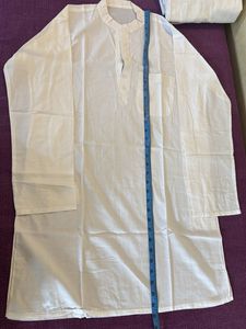 Set of 4 Men's WHITE Kurtas