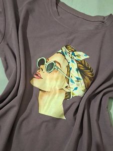 Crop Graphic Print T-Shirt
