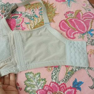 Comfortable Beige Lace Bra