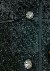 Fancy Glitter Polyster Jacket For All Season