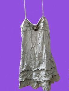 y2k Boho Tiered Mini Dress