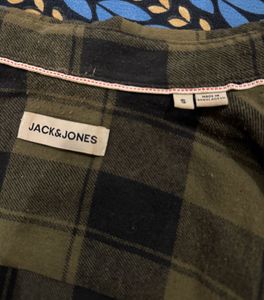 Jack &amp; Jones Men's Plaid Flannel Shirt