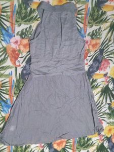 Gray Mini Dress