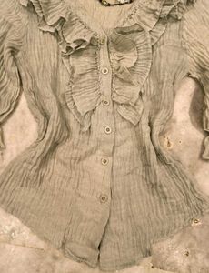 Boho Ruffle Blouse