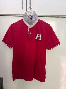 (Thrifted) Tommy Hilfiger Red Polo T-Shirt