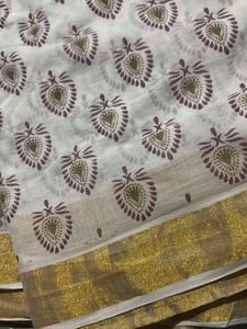 Traditional kerala saree