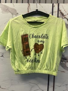Cute Chocolate Graphic Tee, Bust- 34/32