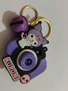Kuromi Camera Keychain