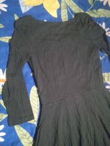 Pact Black Long Sleeve Dress