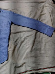 Men's Blue Checkered Formal Shirt