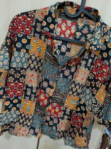 XXL Bohemian crop top