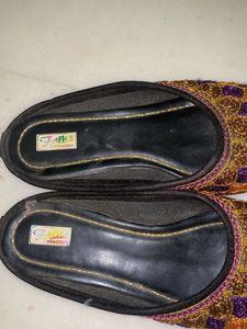 Embellished Ethnic Flats