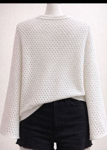 🚨sale🚨beige Knit Long Sleeve Top