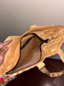 Embroidered Tote Bag