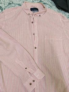 Men's Striped Button-Down Shirt