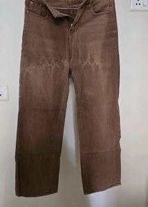 Brown Denim Jeans