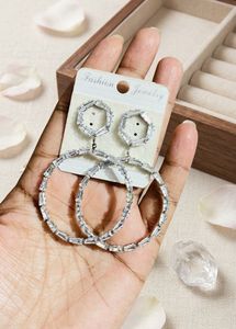 Sparkling Hoop Earrings