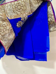 Royal Blue Saree