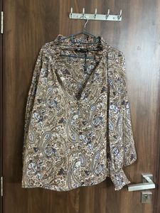 Paisley Print Blouse