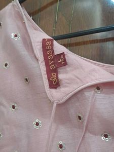 Peach Avaasa Lehenga Choli
