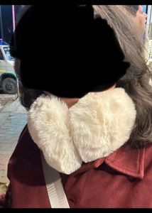 Cozy White Faux Fur Earmuffs