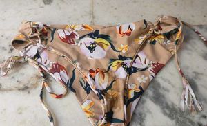 Floral Print Bikini Bottom